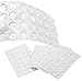 Cabinet Door Bumper,Clear Bumpon Blister Pack (100 Bumpons)