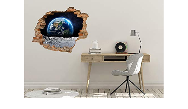 Oedim Vinilo Decorativo Pared Planeta Tierra| 70 cm x 57 cm ...