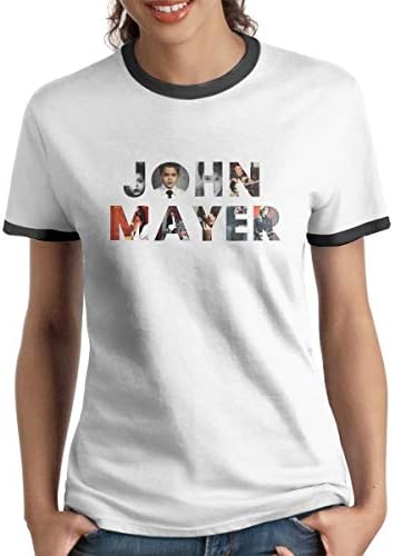 PopNoun Women's Short Sleeve John Mayer Leisure T-Shirt