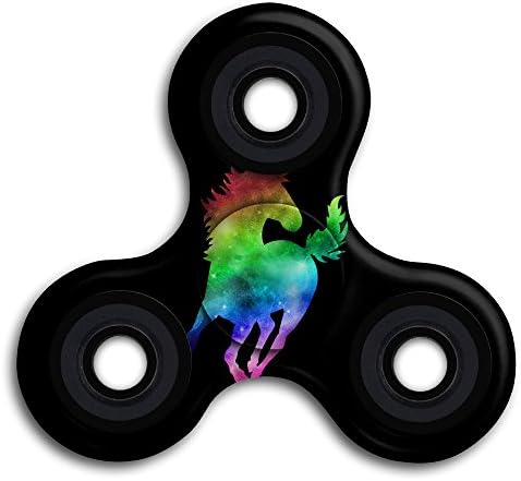 Rainbow Galaxy Unicorn Tri-Spinner Fidget Toy Hand Spinner Stress Reducer Relieve Anxiety And Boredom
