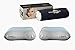 SILVER SLEEP Orthopedic Wellness Cervical Neck Ergonomic Contoured Head Memory Foam Pillow by VISCO LOVE US LLC.