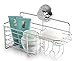 BINO SMARTSUCTION Rust Proof Stainless Steel Shower Caddy, Combo Basket