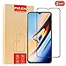 [2-Pack] Pulen OnePlus 6T Screen Protector 2018,Full Screen Coverage Anti-Scratch Less Fingerprints Easy Installation 9H Tempered Glass Film for OnePlus 6T(Black) (Black, Glass)