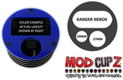 [2441] BLUE Kanger Nebox CUP HOLDER by MODcupZ * kangertech box stand silicone vape case wrap mod