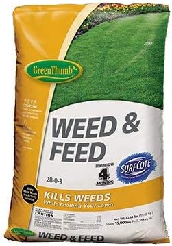 Amazon Com Green Thumb 15 000 Sqft Coverage 28 0 3 Weed Feed Garden Outdoor