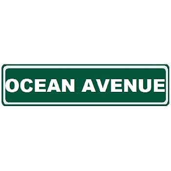 Amazon.com: Ocean Avenue Custom Street Sign 6x24" Novelty ...