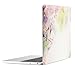 TOP CASE - Macbook Pro 15 WITH Touch Bar ( 2017 & 2016 Release) 2 in 1, Floral Pattern Matte Hard Case + Keyboard Cover for MacBook Pro 15
