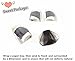 HAIQUAN Hair Bang Human Hair Clip in Bangs Flat Bangs Fashion Fringe Hair Extension (Flat Bangs, Natural Black)