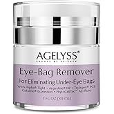Agelyss Eye-Bag Cream - Deep Hydration - Puffiness, Dark Circles, and Wrinkles - Paraben-Free, Cruelty-Free, Vegan - 1 FL OZ