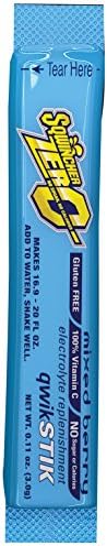 20 oz. Drink Mixed Berry Single Serve Qwik Stik Zero (4 Cases; 50 Sticks/Bag) - R3-060101-MB