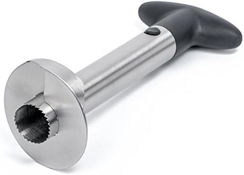 Pineapple Corer Slicer Peeler Stainless-Steel 18/8-3 in 1 Professional Pineapple Cutter Tool with Non Slip Detachable Handle, Sharp Blades, NPYPQ Core Remover Tool, Easy to Clean - Large