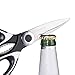 Professional Kitchen Scissors, Ideal for Poultry, Fish, Meat, Herbs, BBQ and Camping Food Preparation, Bonus Shears Protection Cover (Black)