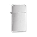 Zippo Slim Brushed Chrome Lighter