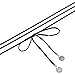 Besteel 2 PCS Necklaces for Women Long Black Velvet PU Leather Chain Tassel Necklace Set Coin Pendant