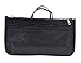 Vercord Printed Purse Insert Organizer,14 Pockets Zipper Closed Handbag Liner Bag In Bag Black