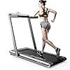 Loopband, elektrische loopband met motor van 1400 W, 2 sportmodi van 1 km/h tot 15 km/u, plat slank apparaat met…