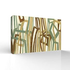 Wall26-Canvas Wall Art-Abstract Colorful Lines-Giclee Painting Wall Art for Bedroom Living Room Home Decoration - 12x18 inches