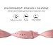 NAHAI Compatible Fitbit Ionic Bands, Soft Silicone Replacement Strap Accessory Breathable Wristbands for Fitbit Ionic Smart Watch, Large, Sand Pink