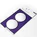 Silicone Wall Protectors from Door knobs - Self Adhesive Round Plate - Door Bumper Pads - Rubber Door Handle Bumper Guard for Door Knob, Kitchen, Office White (2inch, White)