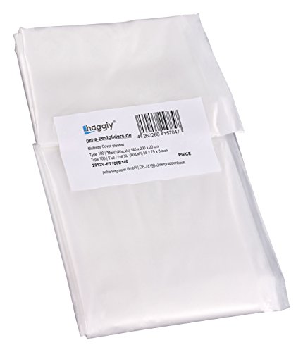 haggiy mattress cover - storage cover for 140 cm wide mattresses - odourless & tear-resistant - storage bag for moving & storage