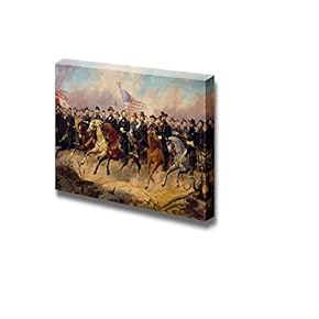 Grant and His Generals by Ole Peter Hansen Balling - Canvas Print Wall Art Famous Painting Reproduction - 12" x 18"
