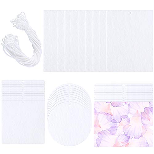 50 Pieces Air Freshener Sheets Sublimation Air Freshener DIY Air