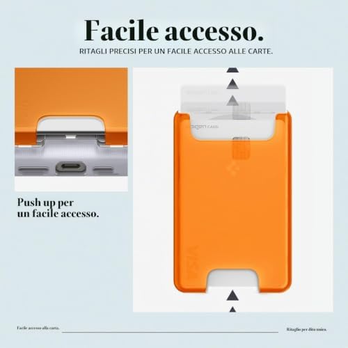 Classic C1 MagFit Portafoglio Magnetico 3 Carte MagSafe & Pixelsnap