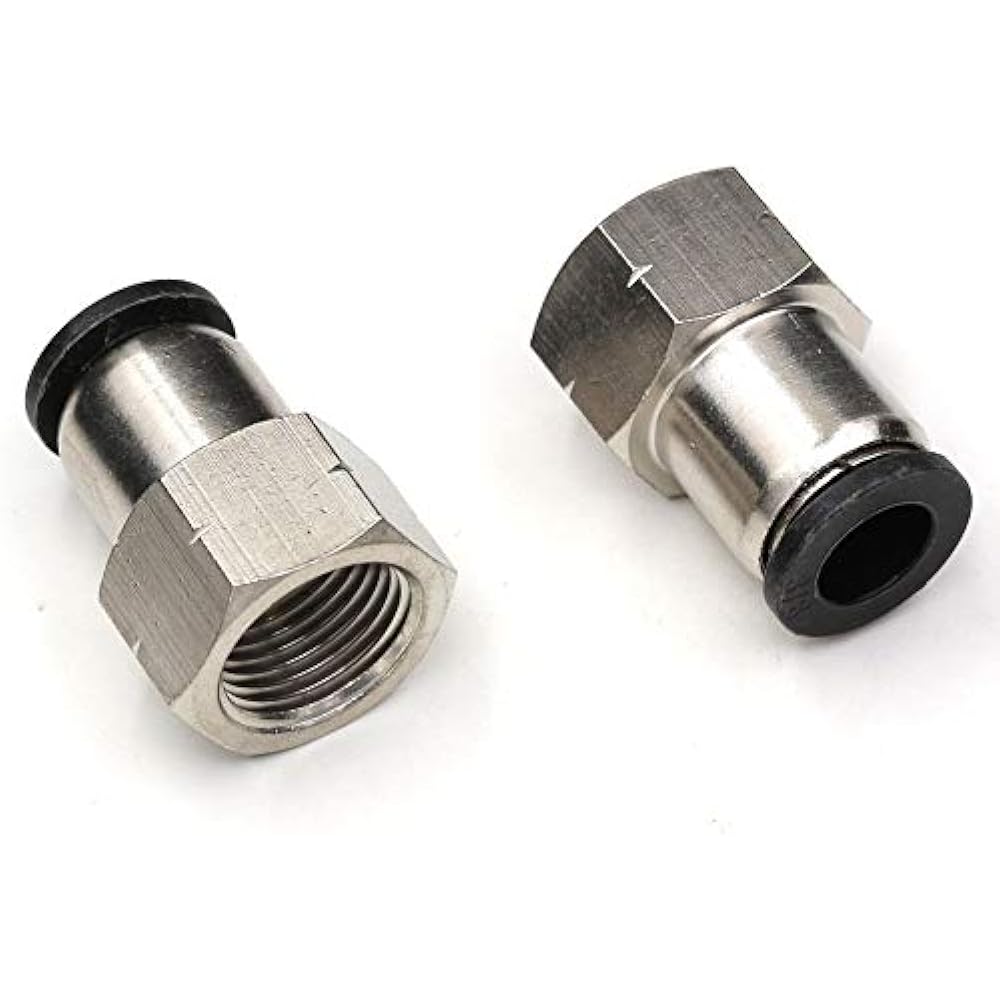 3/8 OD Tubing Push To Connect Air Fittings, NPT Female Airline Inch