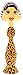 Every Day Gourmet Lady Dish Brush, Medium, Leopard