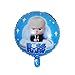 5 pcs baby boss Balloons Party Supplies,For baby boss Theme Birthday Party Decorations