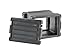 SKB 8U Space Rack with In-line Wheels, TSA Latches, and Handle, Black