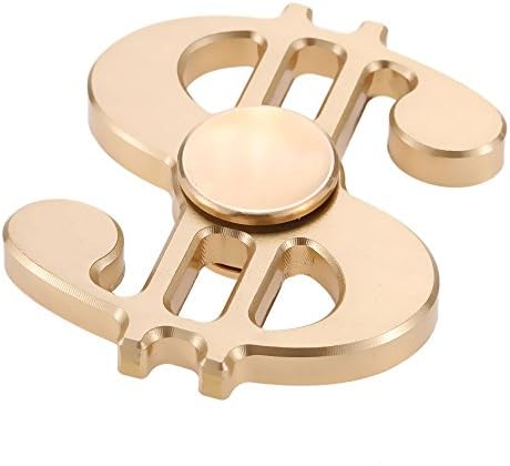 SKORPION Premium Quality Money Sign Fidget Spinner, Brass