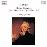 Disco de Franz Joseph Haydn: «Haydn: String Quartets Op. 1, Nos. 5 & 6 / Op. 2, Nos. 1 & 2» (Anverso)