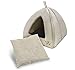Pet Tent - Soft Bed for Dog and Cat, Best Pet Supplies, Medium, Linen Beige