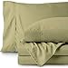 Bare Home Twin XL Sheet Set - 1800 Ultra-Soft Microfiber Twin Extra Long Bed Sheets - Double Brushed - Deep Pockets - Easy Fit - Extra Soft - 3 Piece Set - Bed Sheets & Pillowcases (Twin XL, Sage)