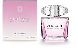 7. Versace Bright Crystal Eau de Toilette Spray for Women, 6.7 Ounce