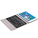 Original leather protective case with magnetic bluetooth keyboard for Chuwi Hi8 or Hi8 pro 8 inch tablet PC grey color