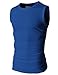 H2H Mens Active Stretchy Athletic Sleeveless Lightweight Crewneck Sport Tank Top