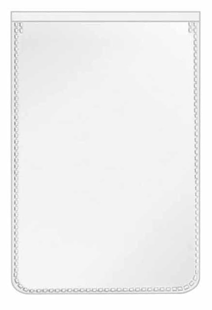 VELOFLEX 3117510 Protective and ID Card Cover 57 x 88 mm, Polypropylene Film, with Tear Protection, Indelible, Pack of 100
