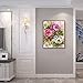 Diamond Painting Kits for Adults Kids, 5D DIY Flowers Diamond Art Accessories with Round Full Drill Dotz for Home Wall Decor - 11.8×15.7Inches