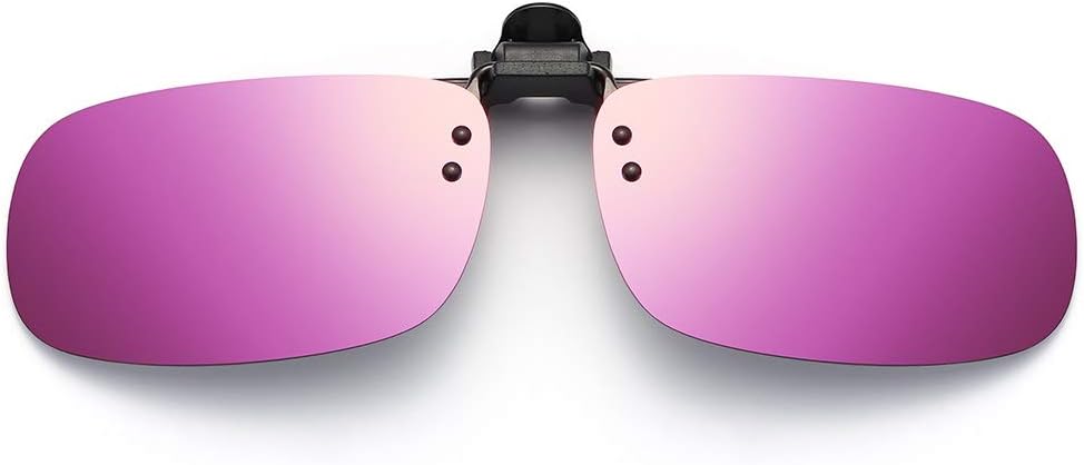 Polarized Clip On Sunglasses Over Prescription Glasses for Men Women Shades for Glasses