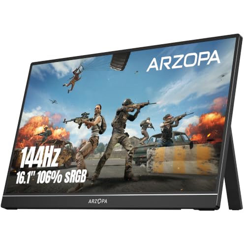 ARZOPA 16.1-Inch Portable Gaming Monitor