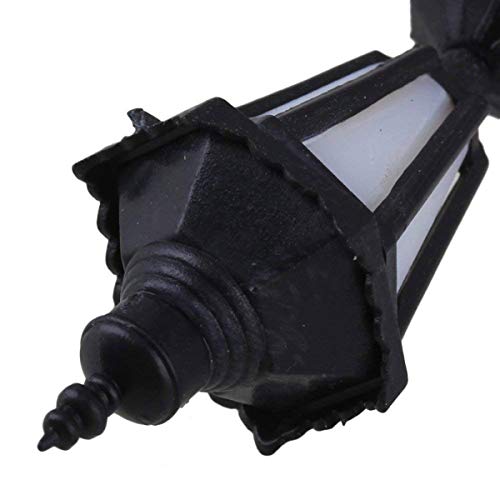 Iceyon 1:150 N Scale Street Lamp Model LED Courtyard Lamppost Street Park Light Model Railway Model Trains Pack of 10 (H-4#)