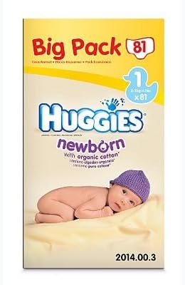 huggies newborn nappies size 1