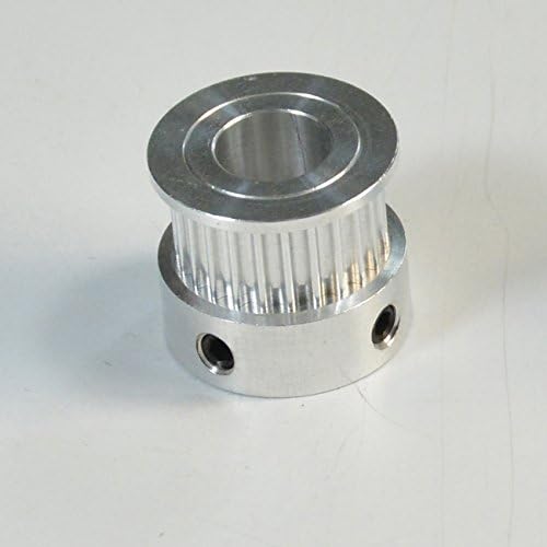 RobotDigg HTD3M Timing Pulley 24 Teeth 12mm Bore for 9mm Wide HTD3M Timing Belt Aluminum Alloy HTD3M Synchronous Pulley Pack of 2