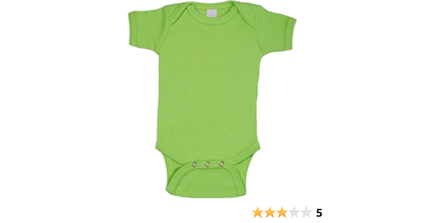 neon green baby onesie