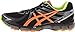 ASICS Men's GT-2000 Running Shoe,Black/Orange/Lime,12 D US