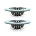 MIBOW Kitchen Sink Strainer, Garbage Disposal Strainer Sink Drain Catcher Plug Drain Cover Kitchen Sink Basket for Kitchen Sinks, Silicone, 2PCS