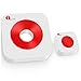 1byone Easy Chime Premium Portable Waterproof Wireless Doorbell Kit, with CD Quality Sound, 36 Chime Tones and Adjustable Volume, Stable Wireless Transmitting Range