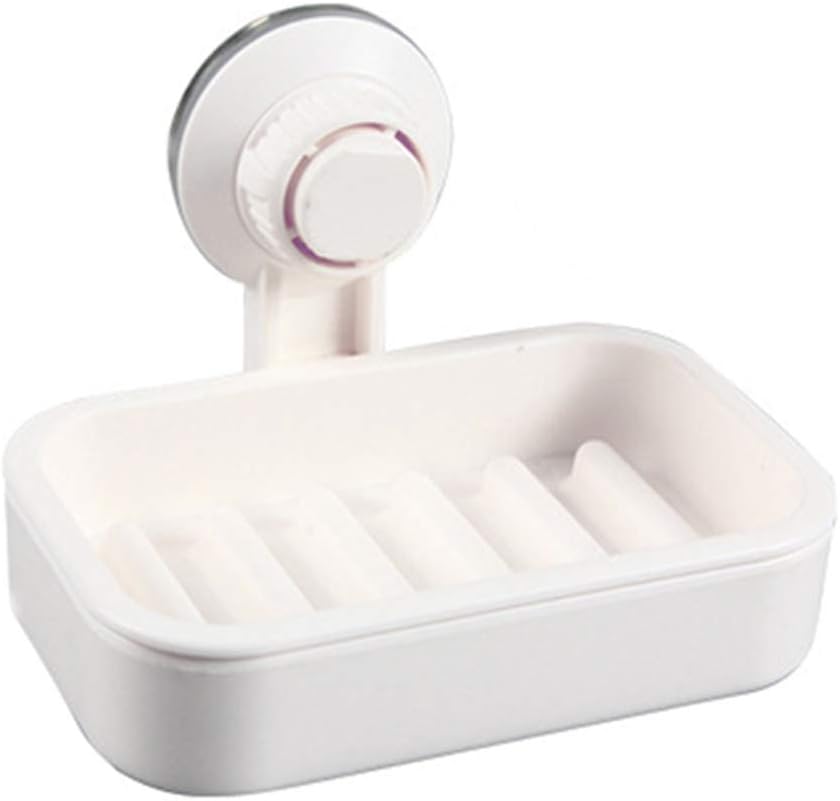 Originaltree Wall Mount Suction Soap Dish Holder Solid Vacuum Suction